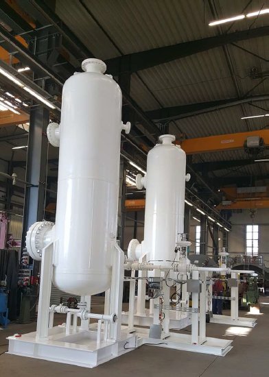 Abscheiderbehälter-Skid für Gasanwendungen